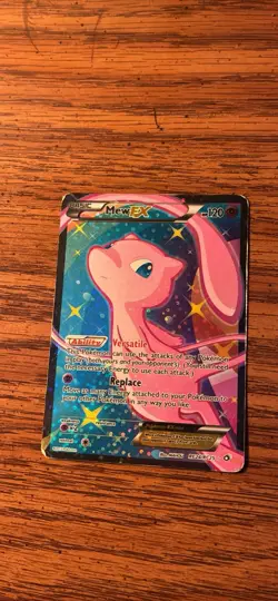 Mew EX RC24/RC25 Legendary Treasures Ultra Rare Full Art Holo Pokemon Card - Image 1