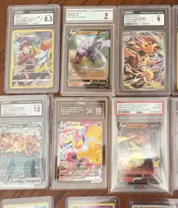 Pokemon Lot!!🔥🔥 Graded And Raw. CHARIZARDS, Machamp, Etc. Fast To Ship! - Image 2