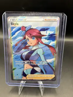 Pokemon TCG Skyla Breakpoint Trainer Full Art Ultra Rare Holo - Image 1