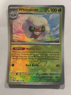 Whimsicott Pokeball Pattern (008/131) - Prismatic Evolutions - Pokemon TCG - NM - Image 1