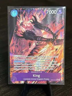 One Piece The Azure Seas Seven OP14 King EB04-031 Alt Art Eng - Image 1