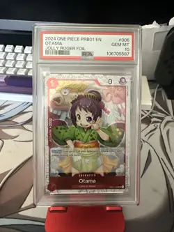 One Piece CCG Otama Jolly Roger Foil Prb01 Psa 10 - Image 1