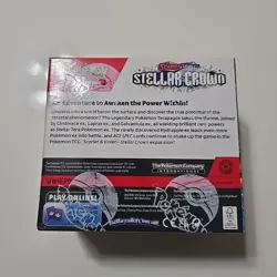 Pokemon Stellar Crown Booster Box - Scarlet & Violet TCG New Sealed Tight Wrap - Image 3