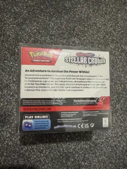 Stellar Crown Booster Box - Pokemon Scarlet And Violet TCG - Brand New & Sealed - Image 3