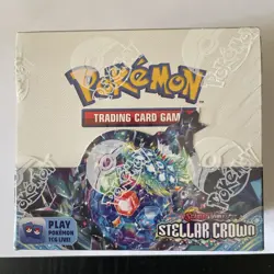 Pokemon TCG Scarlet & Violet Stellar Crown Booster Box New Sealed - Image 1