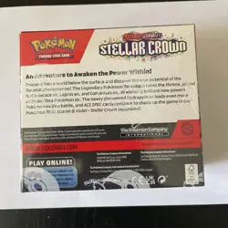 Pokemon TCG Scarlet & Violet Stellar Crown Booster Box New Sealed - Image 2