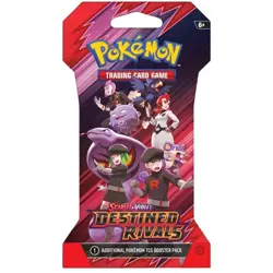 (4) 2025 POKEMON TCG SCARLET & VIOLET DESTINED RIVALS Sleeved Booster Pack New - Image 1