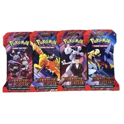 (Pack of 4) Pokemon TCG Scarlet & Violet Destined Rivals Sleeved Packs | Sealed - Image 1
