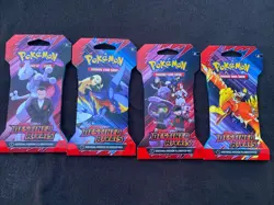 4x Pokemon TCG Scarlet & Violet Destined Rivals Sleeved Packs BRAND NEW Art Set - Image 1