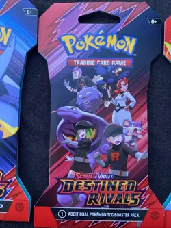 4x Pokemon TCG Scarlet & Violet Destined Rivals Sleeved Packs BRAND NEW Art Set - Image 4