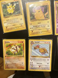 18 Vintage Holo Rare Pokemon Card Lot WOTC 1999 Base Set, Jungle, Fossil - LP/MP - Image 4
