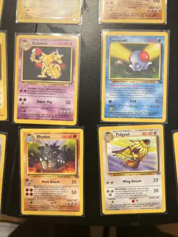 18 Vintage Holo Rare Pokemon Card Lot WOTC 1999 Base Set, Jungle, Fossil - LP/MP - Image 5