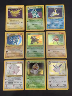 Vintage Rare Holo Pokemon Card Lot WOTC 1999 Base Set, Jungle, Fossil - MP/HP - Image 1
