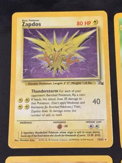 Vintage Rare Holo Pokemon Card Lot WOTC 1999 Base Set, Jungle, Fossil - MP/HP - Image 2