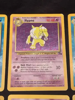 Vintage Rare Holo Pokemon Card Lot WOTC 1999 Base Set, Jungle, Fossil - MP/HP - Image 3