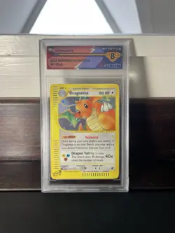 2002 POKEMON EXPEDITION #9 DRAGONITE-HOLO NM-MT PSA 8 !! - Image 1