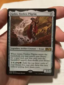 MTG Golos, Tireless Pilgrim Core Set 2020, Regular Card 226/280 - Image 1