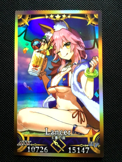 Tamamo No Mae Summer Fate/ Grand Order FGO Character Fan Card - Image 1
