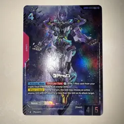 PRESALE GUNDAM TCG CARD GAME GFRED GD03-035 LR+ HOLO FOIL ENGLISH STEEL REQUIEM - Image 1