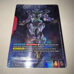 PRESALE GUNDAM TCG CARD GAME GFRED GD03-035 LR+ HOLO FOIL ENGLISH STEEL REQUIEM - Image 4