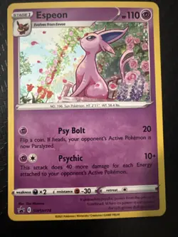 Espeon SWSH174 SWSH: Sword & Shield Promo Cards Holo - Image 1