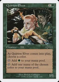 Quirion Elves 1x MtG Beatdown Box Set PLAYED - Image 1