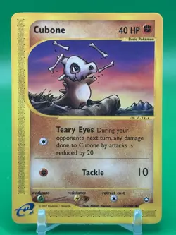 Cubone - Aquapolis 72/147 2002 - E Reader - Pokemon TCG - WOTC - NM M2 - Image 1