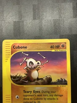 Cubone 72/147 Aquapolis Reverse Holo - Pokemon TCG English HP/DMG Crease - Image 4