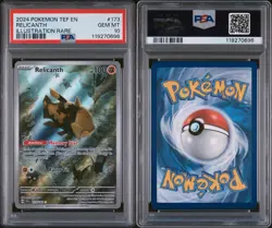 Relicanth 173/162 Sv05: Pokemon Temporal Forces Holo PSA 10 - Image 3