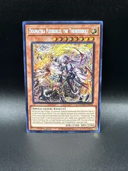 Dogmatika Fleurdelis, the Thunderbolt DOOD-EN026 Secret Rare 1st Ed, Yugioh - Image 1
