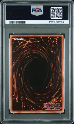 2015 Yu-Gi-Oh! CORE-EN054 Red-Eyes Flare Metal Dragon Ghost Rare PSA 8 - Image 2
