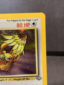 Pokemon TCG Pidgeot #8/64 Jungle Set Unlimited Holo Rare WOTC VTG 1999 LP - Image 3