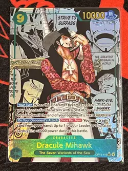 Dracule Mihawk (Manga) OP14-119 The Azure Sea's Seven Foil - Image 1