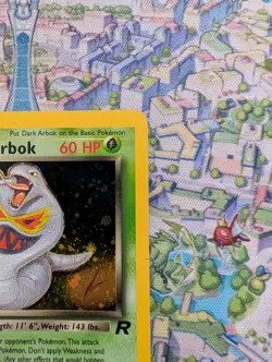 Dark Arbok 2/82 Holo Rare Team Rocket MP Vintage WOTC - Pokemon TCG - Image 5