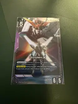 Gundam X (LR+) GD02-053 - Gundam TCG Card Game - Dual Impact ALT ART FOIL - Image 1