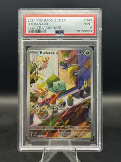Bulbasaur 2024 Pokemon Stellar Crown #143/142 PSA 9 - Image 1