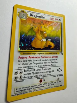 Dragonite Pokemon TCG Holo Unlimited Card 4/62 Fossil Rare MP *BTX - Image 2