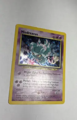 🔥Neo Revelation Misdreavus Holo 11/64 Rare WOTC Pokemon Card TCG Original LP NM - Image 4