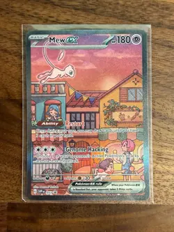 Mew Ex SVP 053 Pokemon TCG Scarlet Violet 151 Black Star Promo Full Art - Image 1