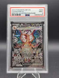 2023 Pokemon SV Obsidian Flames OBF EN Charizard ex #223/197 PSA 9 - Image 1