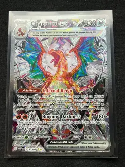 2023 Pokemon SV Obsidian Flames OBF EN Charizard ex #223/197 - Image 1