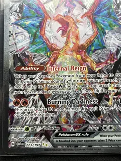 2023 Pokemon SV Obsidian Flames OBF EN Charizard ex #223/197 - Image 5