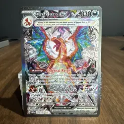 2023 Pokemon SV Obsidian Flames OBF EN Charizard ex #223/197 - Image 1
