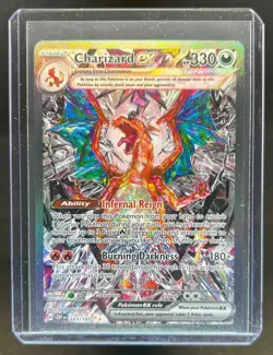 2023 Pokemon SV Obsidian Flames OBF EN Charizard ex #223/197 - Image 1