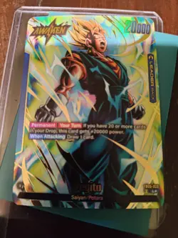 Vegito - FB05-025 Leader Alternate Art New Adventure Dragon Ball Super TCG Card - Image 1