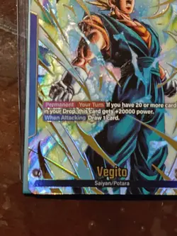 Vegito - FB05-025 Leader Alternate Art New Adventure Dragon Ball Super TCG Card - Image 4