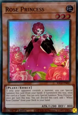 KICO-EN017 ROSE PRINCESS SUPER RARE 1ST EDITION YuGiOh CARD - Image 1