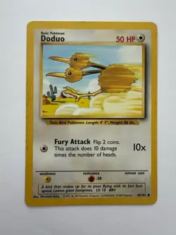 Doduo 48/102 Base Set Common Pokemon Card - Image 1