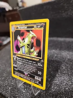 Pokemon TCG Tyranitar Neo Discovery Unlimited Rare Card 31/75 MINT - Image 4