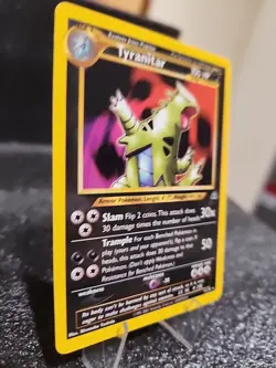 Pokemon TCG Tyranitar Neo Discovery Unlimited Rare Card 31/75 MINT - Image 5